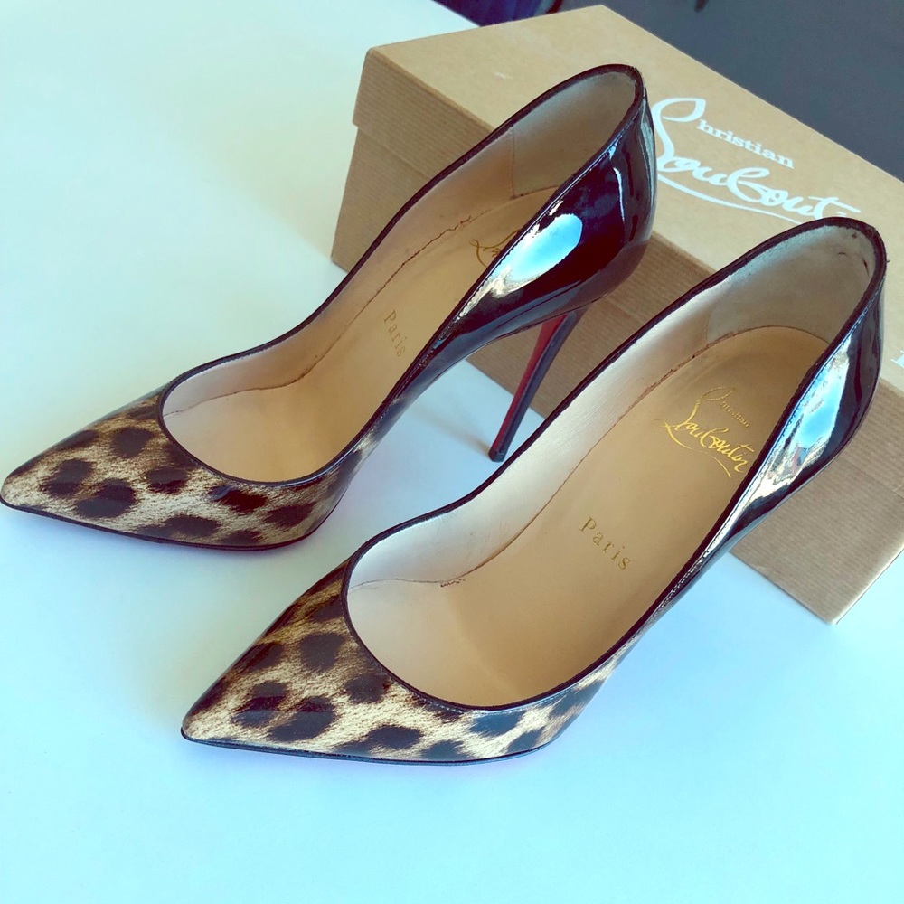 SOLD Christian Louboutin pigalle follies leopard